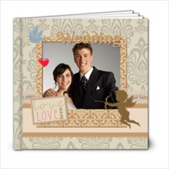 Wedding  gold Book - 6x6 Photo Book (20 pages)