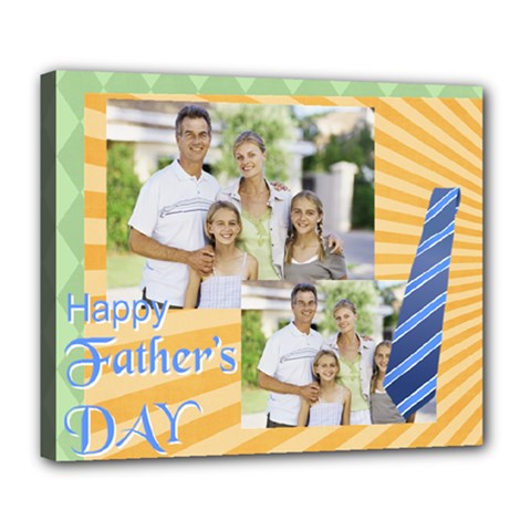 fathers day - Deluxe Canvas 24  x 20  (Stretched)