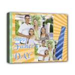 fathers day, dad, stong, number 1, family, happy, love, thank you - Canvas 10  x 8  (Stretched)