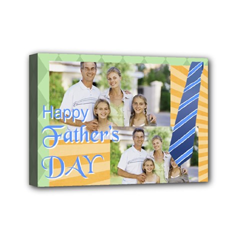 fathers day - Mini Canvas 7  x 5  (Stretched)