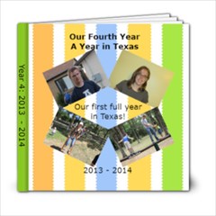 Year 4 Book - 6x6 Photo Book (20 pages)