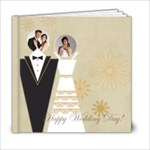 Wedding  gold Book - 6x6 Photo Book (20 pages)