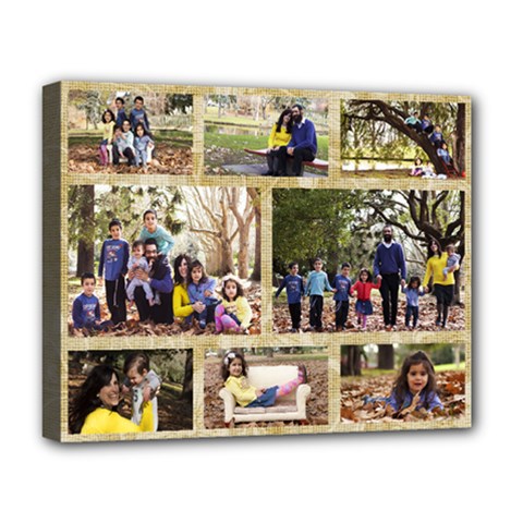 family collage - Deluxe Canvas 20  x 16  (Stretched)