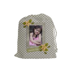 Drawstring Pouch: Sweet Life - Drawstring Pouch (Large)