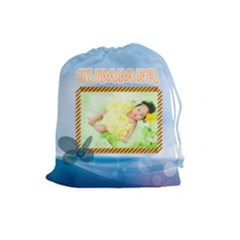 summer - Drawstring Pouch (Large)