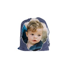 Torn Jean Drawstring Pouch (small)