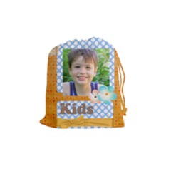 flower kids - Drawstring Pouch (Medium)