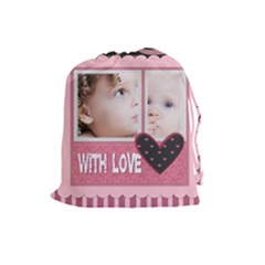 sweet love - Drawstring Pouch (Large)