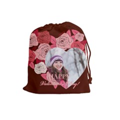 love - Drawstring Pouch (Large)