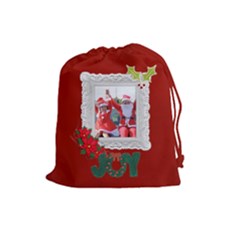 Drawstring Pouch (L): Joy - Drawstring Pouch (Large)