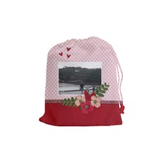 Drawstring Pouch (M): Love - Drawstring Pouch (Medium)