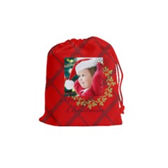 xmas - Drawstring Pouch (Medium)