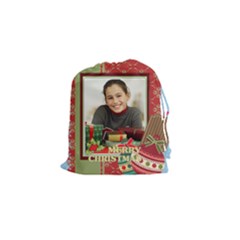 merry christmas - Drawstring Pouch (Small)