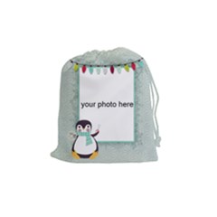 Santa`s Helper drawstring pouch M - Drawstring Pouch (Medium)