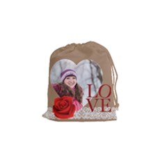 love - Drawstring Pouch (Small)