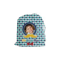 Drawstring Pouch (M): Little Man - Drawstring Pouch (Medium)