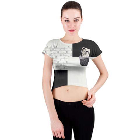 Crew Neck Crop Top 