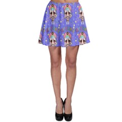 super sonico skirt blue purple - Skater Skirt