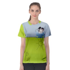 Women s full over print T-Shirt - Women s Sport Mesh T-Shirt