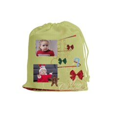 xmas - Drawstring Pouch (Large)