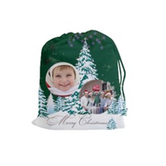 xmas - Drawstring Pouch (Large)