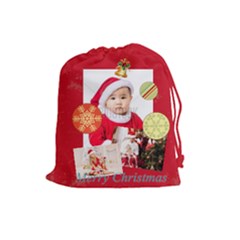 xmas - Drawstring Pouch (Large)