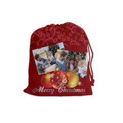 xmas - Drawstring Pouch (Large)