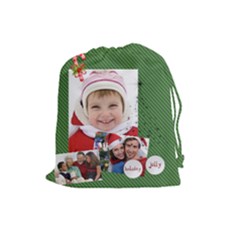 xmas - Drawstring Pouch (Large)