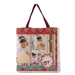 xmas - Grocery Tote Bag