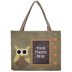 Owl tiny tote - Mini Tote Bag