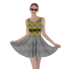 Chevron skater dress