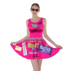 beachbody hotpink skater dress