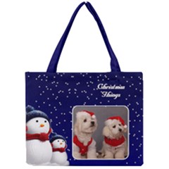 Christmas Things 3 Full Tiny Tote - Mini Tote Bag