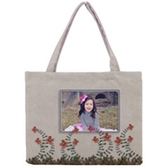 Tiny Tote Bag : Garden of Flowers - Mini Tote Bag