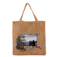 Grocery Tote Bag : Cherished Memories Grocery Tote Bag : Cherished Memories