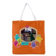 Grocery Tote Bag : Little Monsters