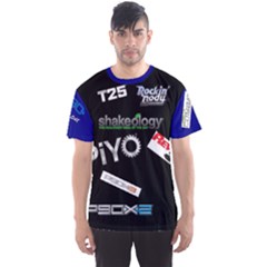 beachbodymensblkblueshirt - Men s Sport Mesh T-Shirt