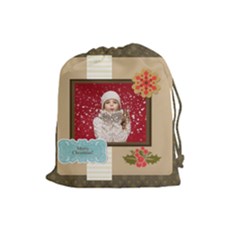 xmas - Drawstring Pouch (Large)