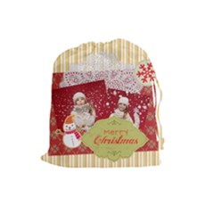 xmas - Drawstring Pouch (Large)