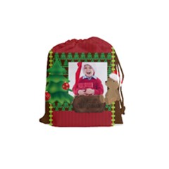 xmas - Drawstring Pouch (Medium)