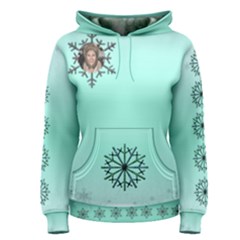 Snowflake  Womens Hoodie - Women s Pullover Hoodie