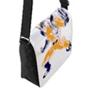 Splatter Heroes Wolverine Plain Flap Closure Messenger Bag (Small) View2