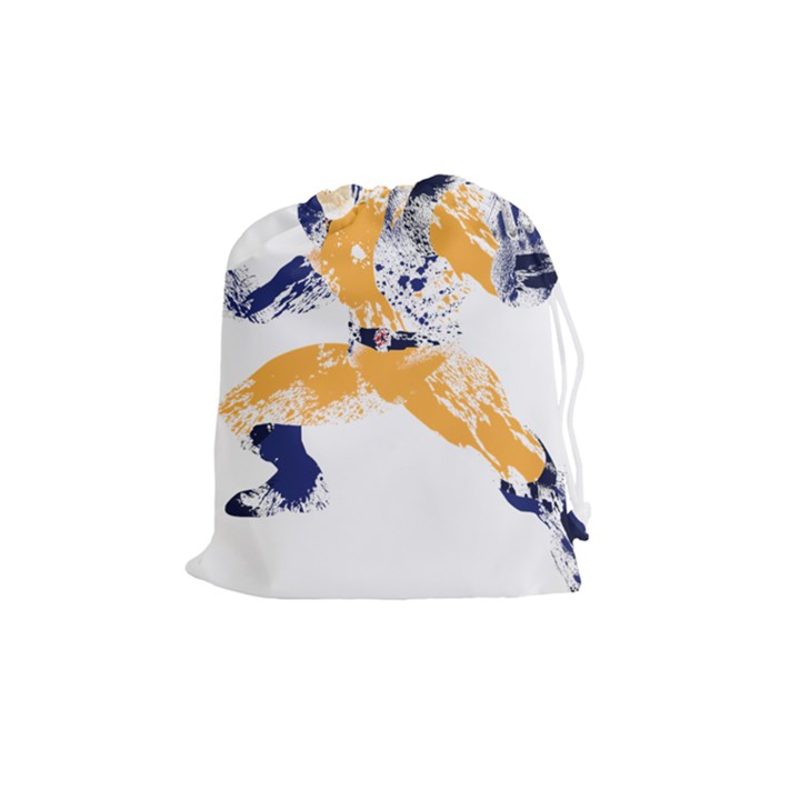 Splatter Heroes Wolverine Plain Drawstring Pouch (Medium)