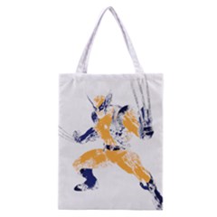 Splatter Heroes Wolverine Plain All Over Print Classic Tote Bag by geekdom