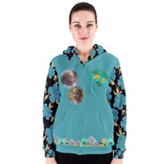 Poppy Womans Zipper Hoodie