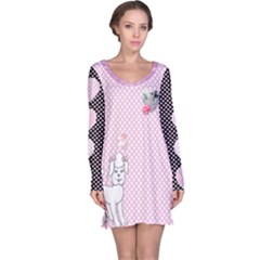 Frenchie long sleeve Nightdress Frenchie long sleeve Nightdress