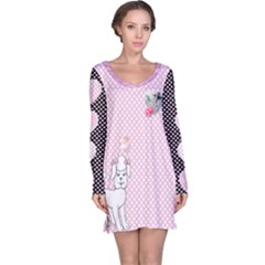 Frenchie long sleeve Nightdress