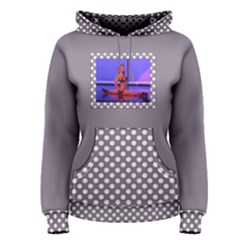 Mauve spots Pullover Hoodie - Women s Pullover Hoodie
