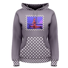 Mauve Spots Pullover Hoodie