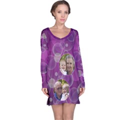 Bubbles Long Sleeve Nightdress